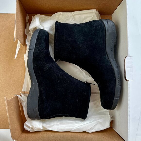 La Canadienne Travis Platform Waterproof Front Zip Bootie Women's Size 8.5M with - Picture 7 of 9